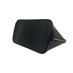 Louis Vuitton Vintage Alma Epi Leather Mini Boston Bag Noir with Key — view 8