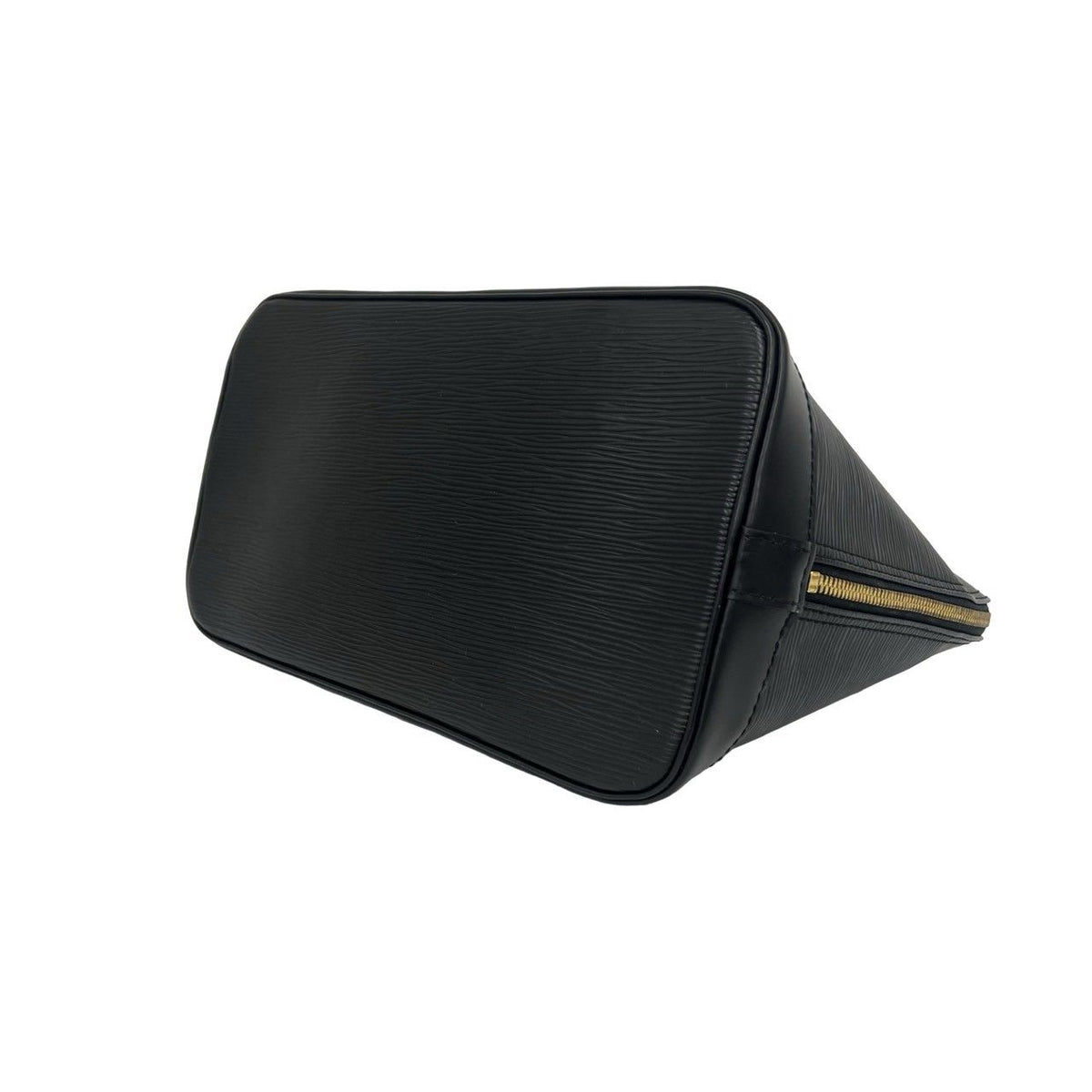 Louis Vuitton Vintage Alma Epi Leather Mini Boston Bag Noir with Key — view 8