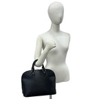 Louis Vuitton Vintage Alma Epi Leather Mini Boston Bag Noir with Key — view 2
