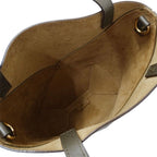 Loewe 2-Way Shoulder Bag Leather Khaki Green Handle — view 7