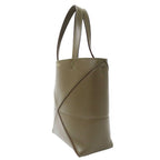 Loewe 2-Way Shoulder Bag Leather Khaki Green Handle — view 4