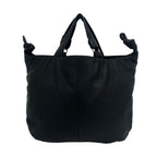 Loewe Anagram Logo Stamp Nappa Leather Tote Bag Black — view 3