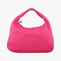 Bottega Veneta Intrecciato Rose Red Lambskin