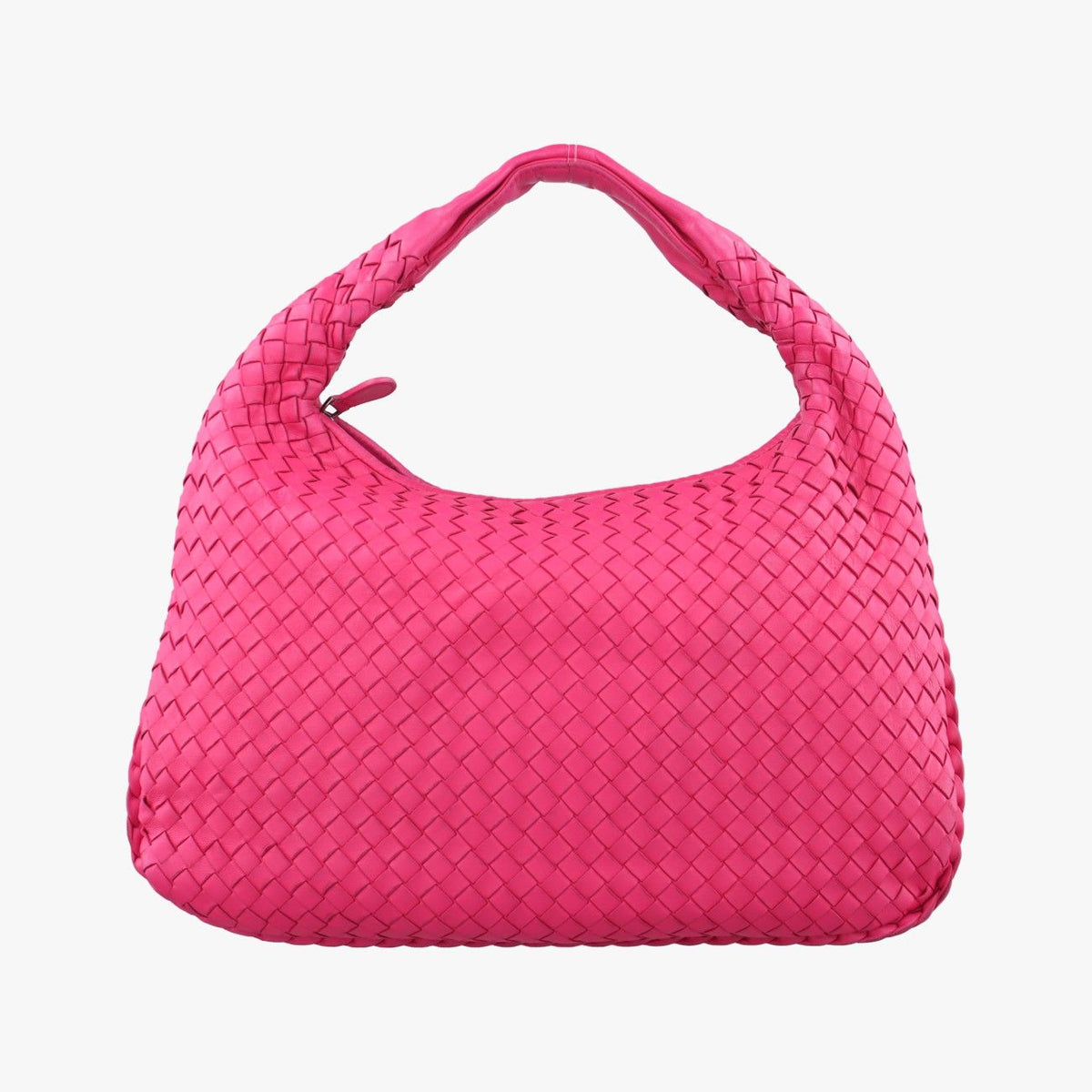 Bottega Veneta Intrecciato Rose Red Lambskin