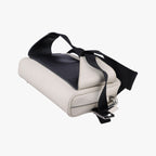 Prada Triangle Logo White Saffiano Leather 56 Handbag — view 6