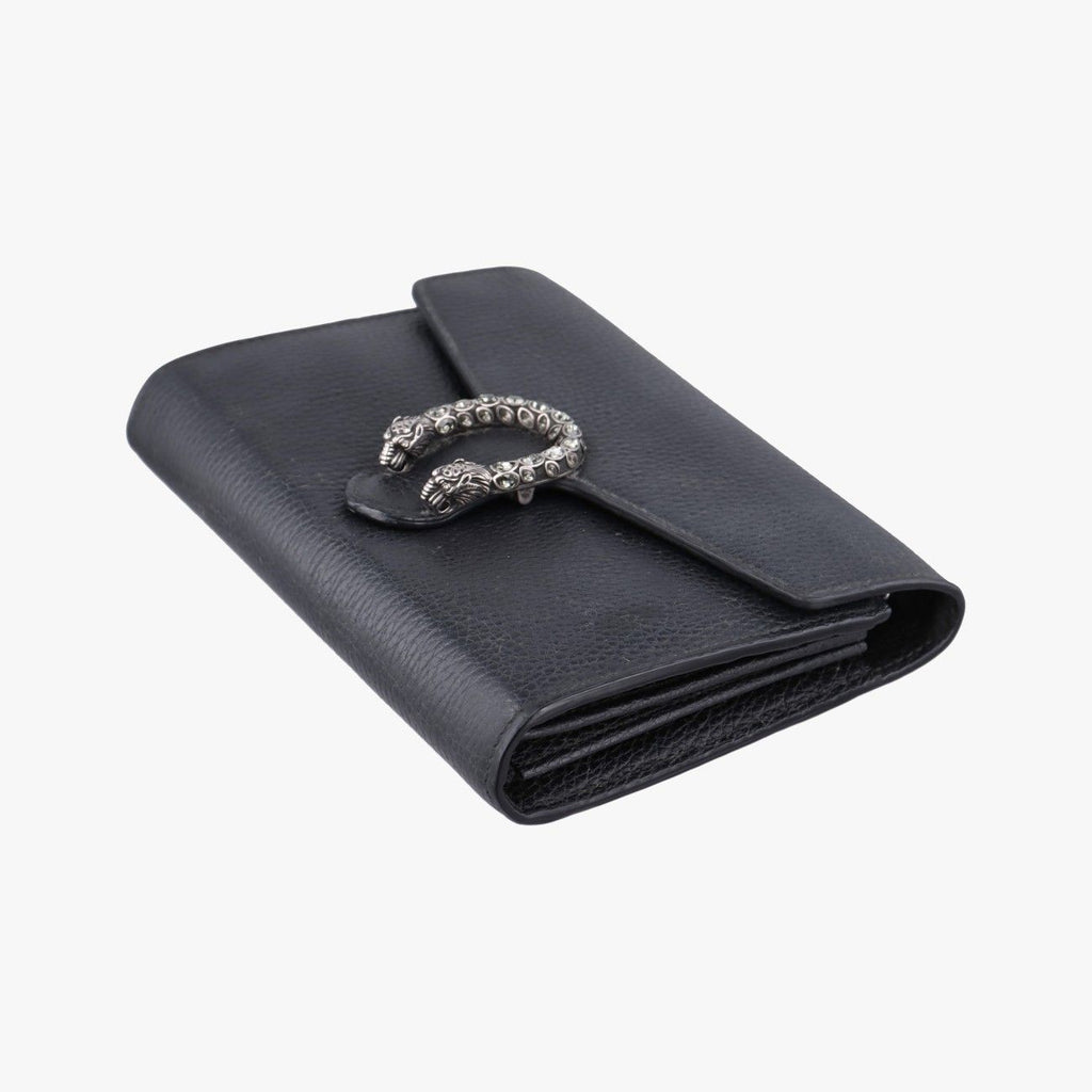 Gucci Dionysus Black Leather Shoulder Bag — view 4