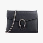 Gucci Dionysus Black Leather Shoulder Bag
