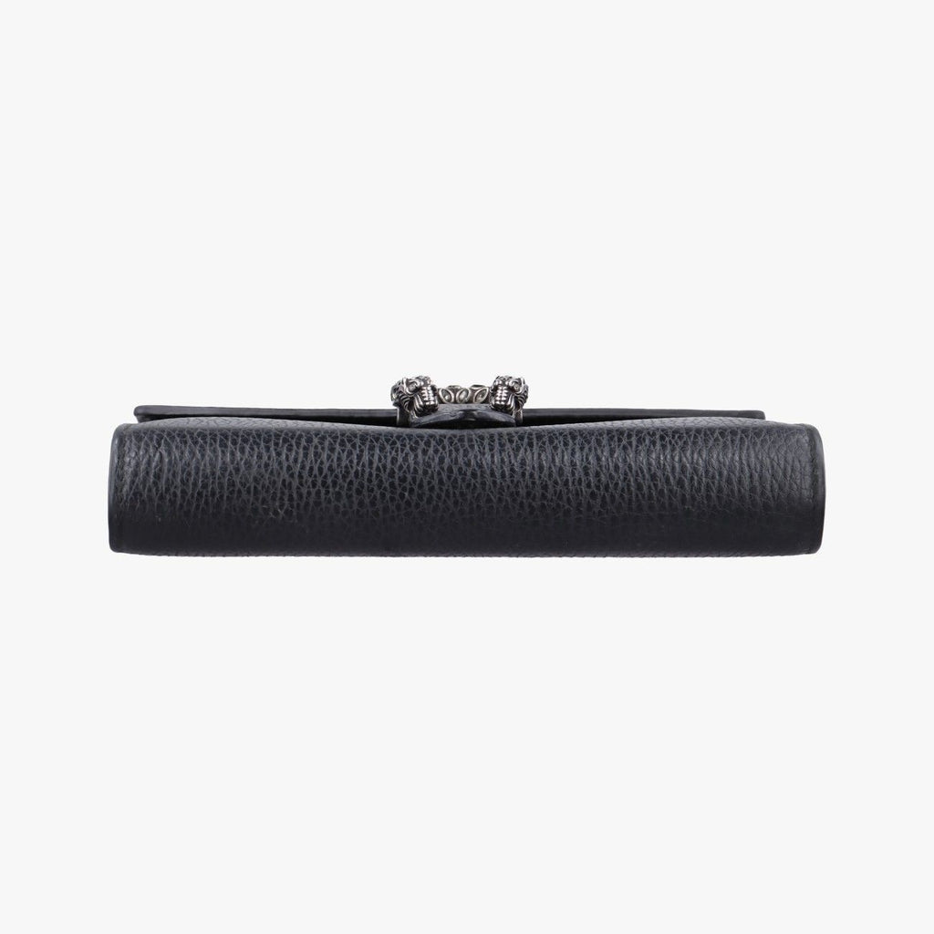 Gucci Dionysus Black Leather Shoulder Bag — view 3