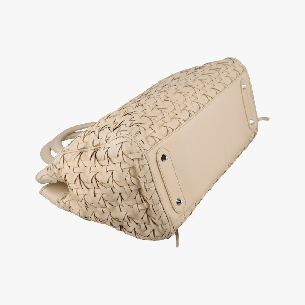 Dior Lady Avenue Tote Bag Beige Lambskin — view 7