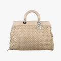 Dior Lady Avenue Tote Bag Beige Lambskin