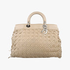 Dior Lady Avenue Tote Bag Beige Lambskin