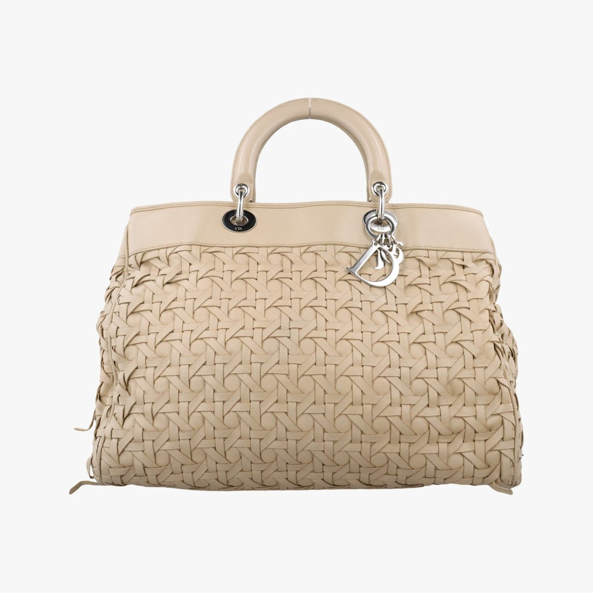 Dior Lady Avenue Tote Bag Beige Lambskin