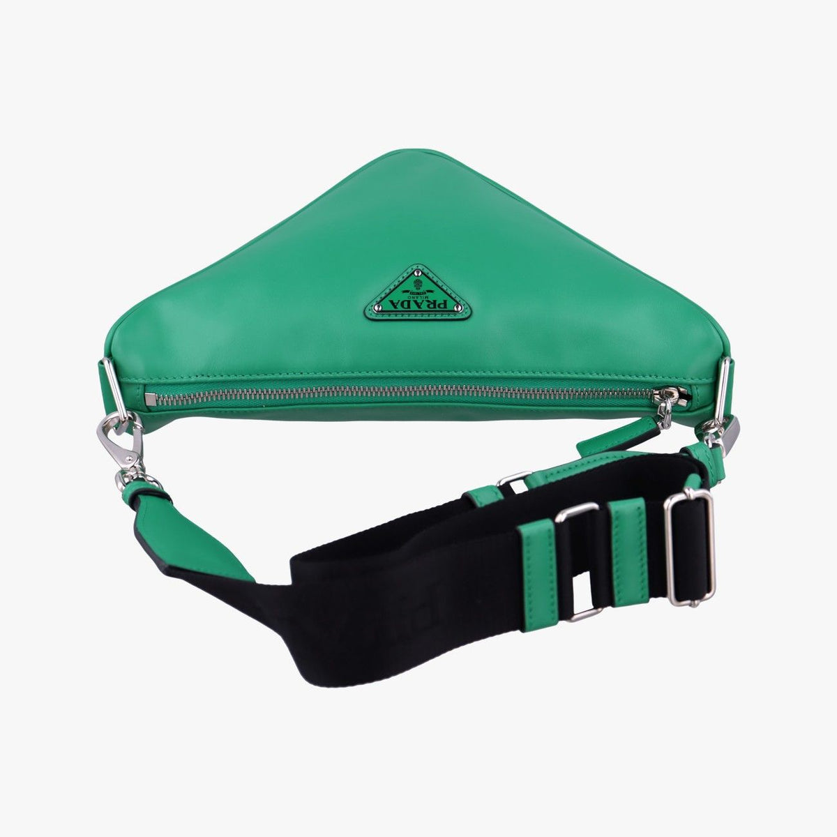 Prada Triangle Green Leather — view 8