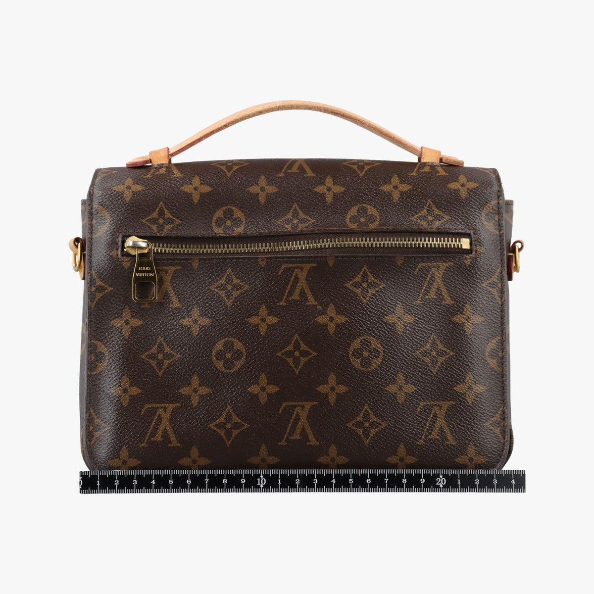 Louis Vuitton Pochette Metis MM Monogram Brown Canvas Handbag — view 2
