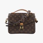 Louis Vuitton Pochette Metis MM Monogram Brown Canvas Handbag