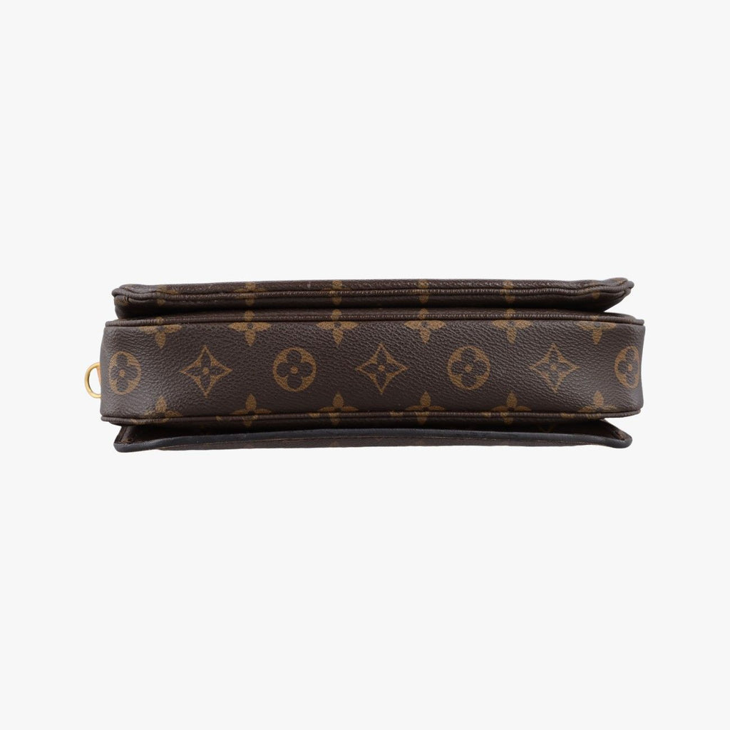 Louis Vuitton Pochette Metis MM Monogram Brown Canvas Handbag — view 3