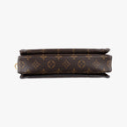 Louis Vuitton Pochette Metis MM Monogram Brown Canvas Handbag — view 3