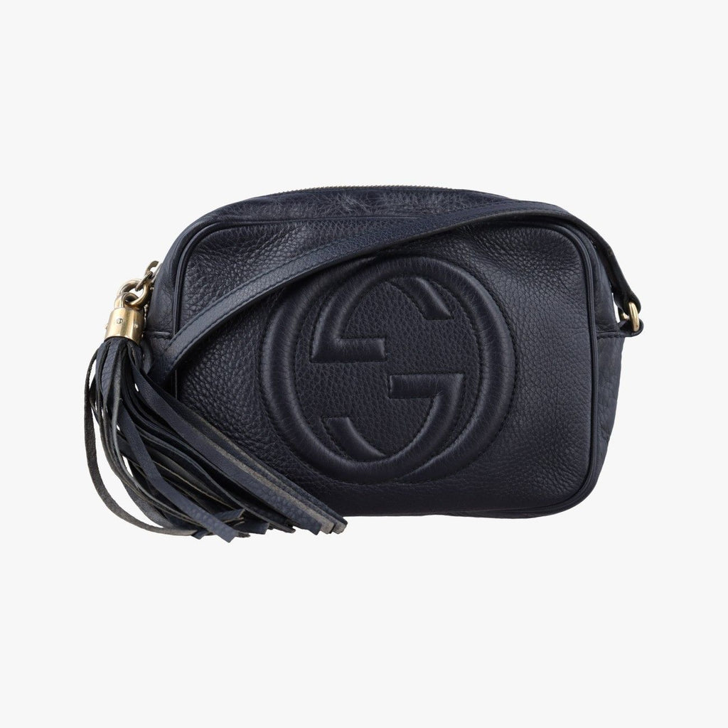 Gucci Soho Navy Leather
