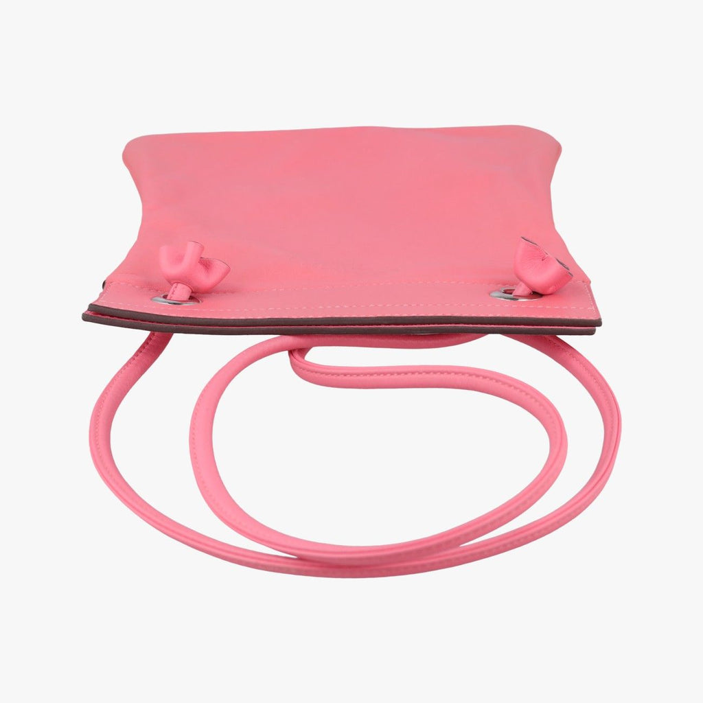 Hermes Sac Aline Mini Pink Lambskin C AM — view 8