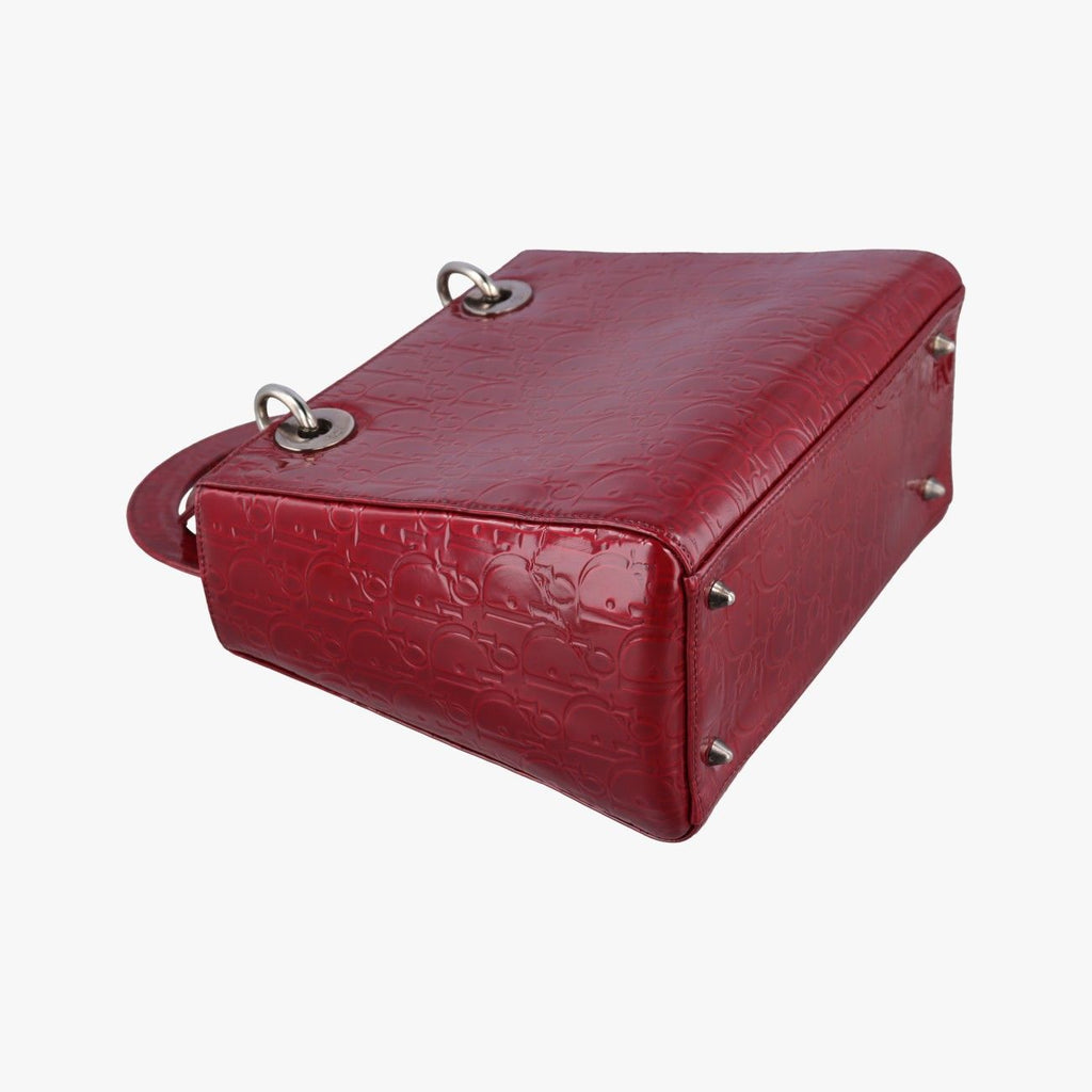 Dior Lady Red Patent Handbag — view 7