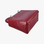Dior Lady Red Patent Handbag — view 7
