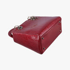 Dior Lady Red Patent Handbag — view 5