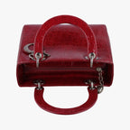 Dior Lady Red Patent Handbag — view 8