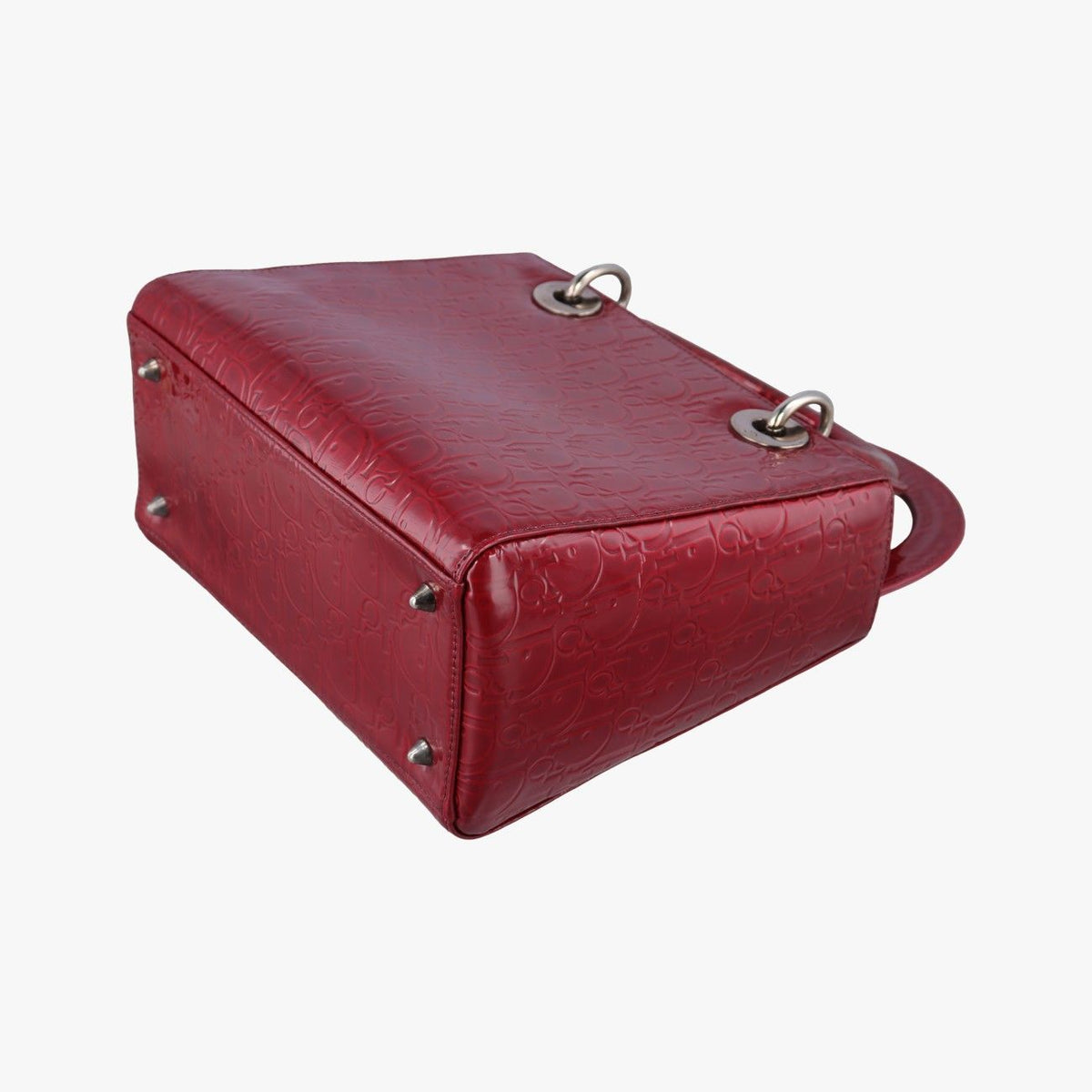 Dior Lady Red Patent Handbag — view 6