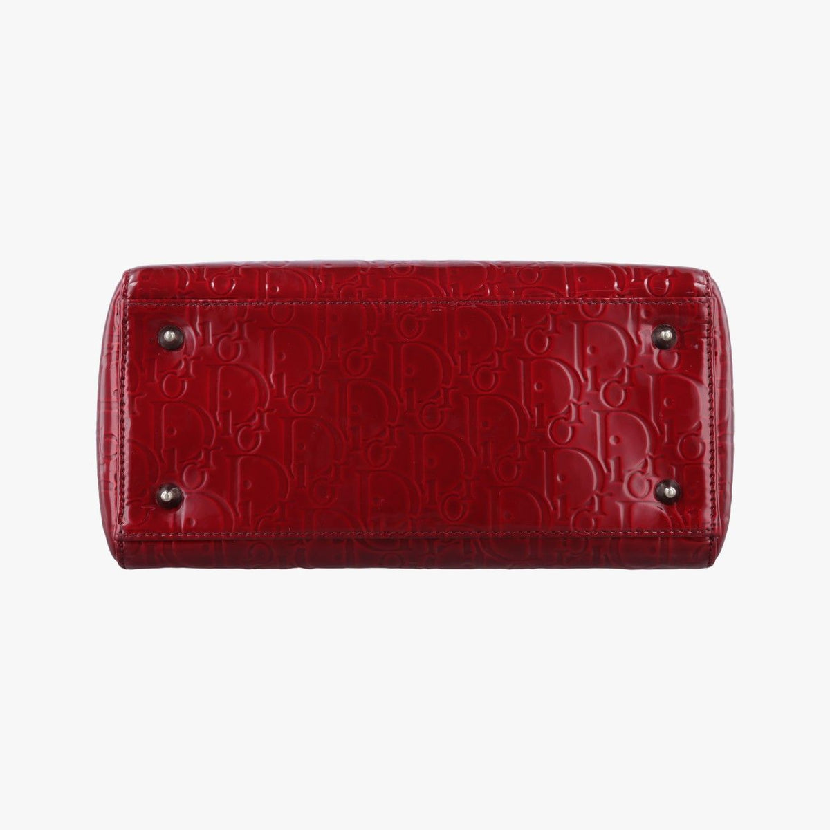 Dior Lady Red Patent Handbag — view 3
