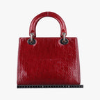 Dior Lady Red Patent Handbag — view 2