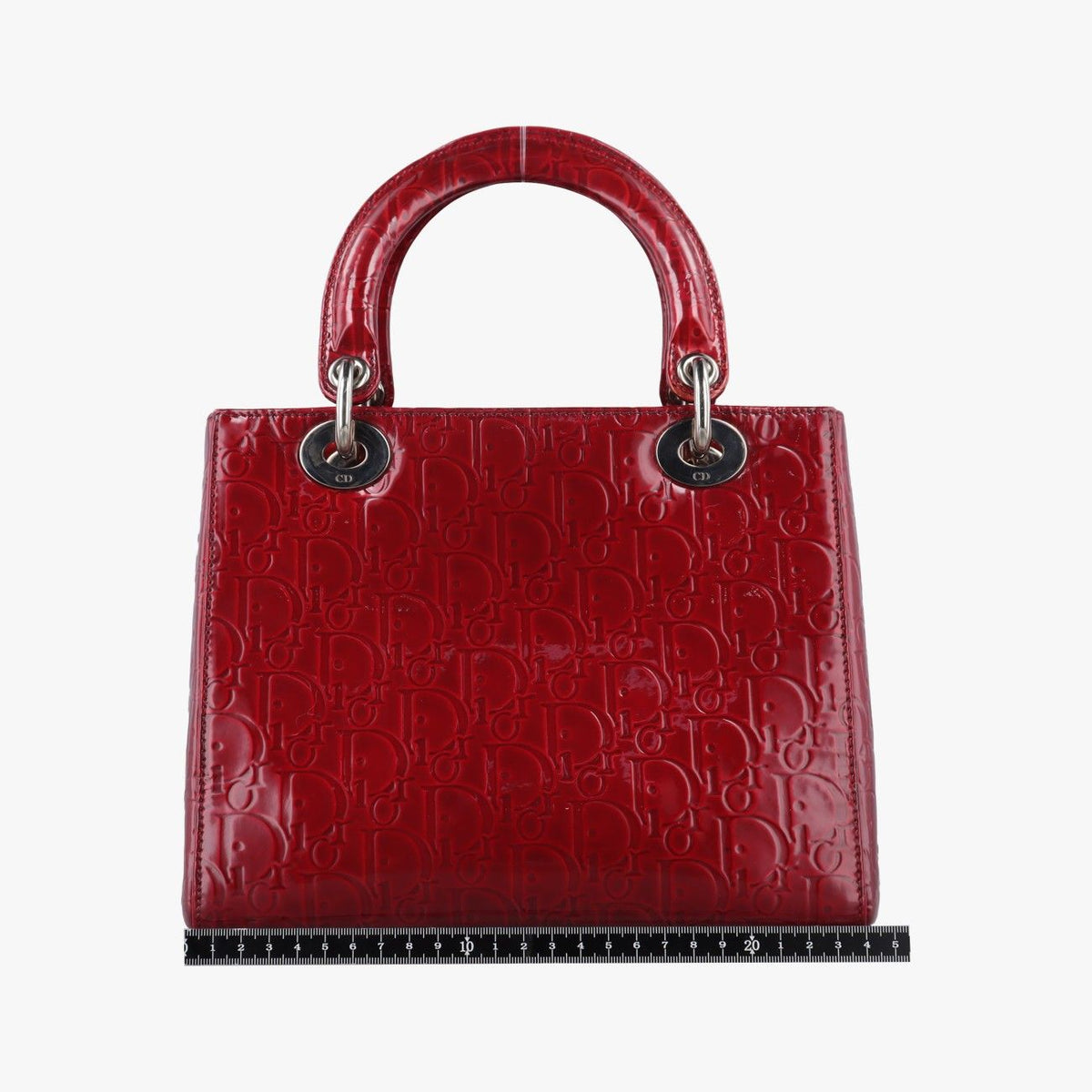 Dior Lady Red Patent Handbag — view 2