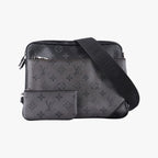 Louis Vuitton Trio Messenger Gri Monogram Shadow