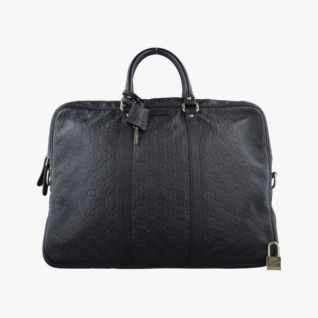 Gucci Guccissima Black Leather