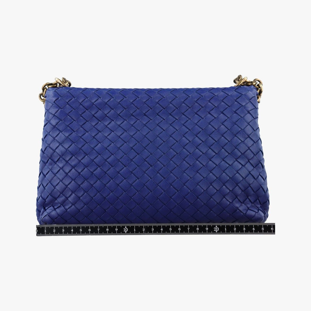 Bottega Veneta Intrecciato Olympia Blue Lambskin — view 2