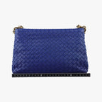 Bottega Veneta Intrecciato Olympia Blue Lambskin — view 2
