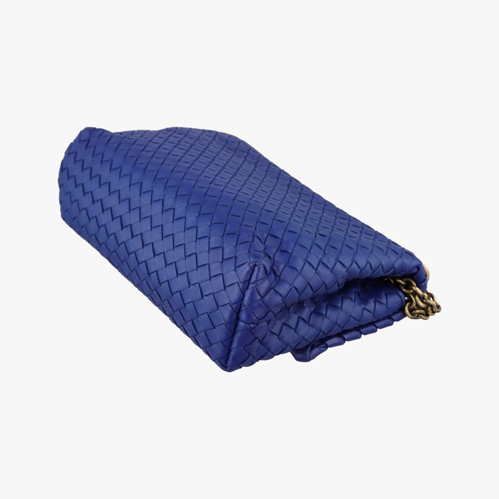 Bottega Veneta Intrecciato Olympia Blue Lambskin — view 6