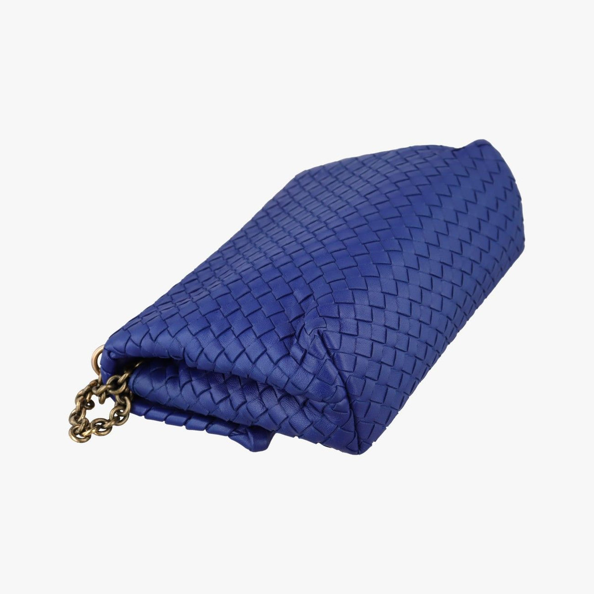 Bottega Veneta Intrecciato Olympia Blue Lambskin — view 7