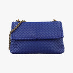 Bottega Veneta Intrecciato Olympia Blue Lambskin