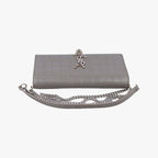 Saint Laurent Kate Gray Leather — view 8