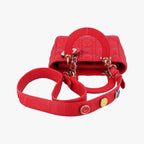 Dior Lady Red Lambskin Handbag — view 8