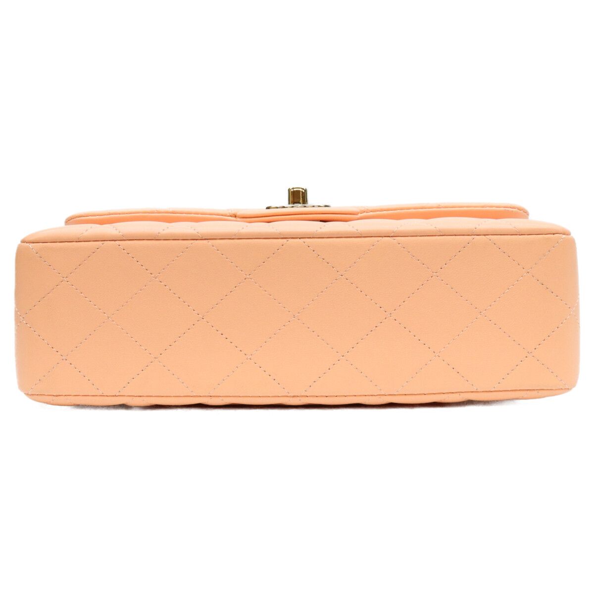 Chanel Salmon Pink Lambskin Quilted 23 Shoulder Bag — view 5