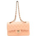 Chanel Salmon Pink Lambskin Quilted 23 Shoulder Bag
