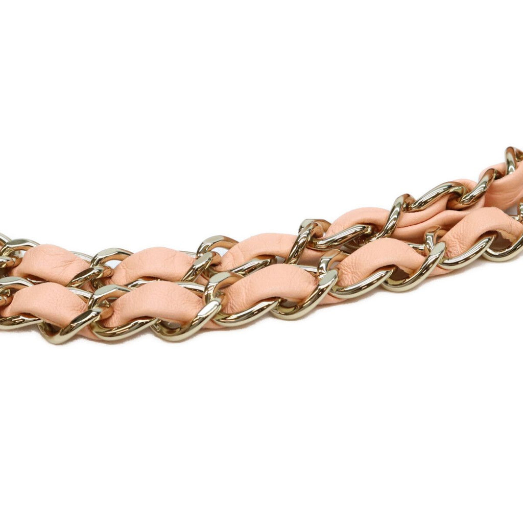 Chanel Salmon Pink Lambskin Quilted 23 Shoulder Bag — view 8