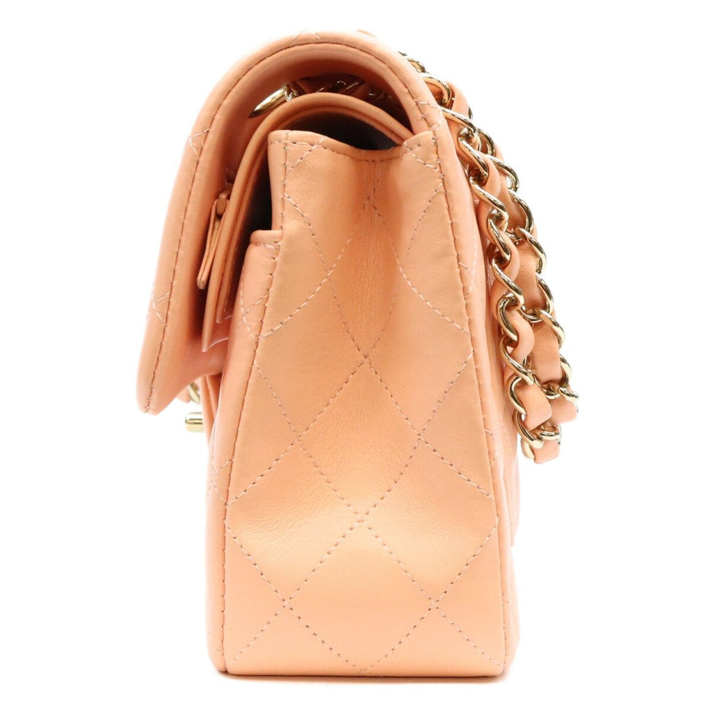 Chanel Salmon Pink Lambskin Quilted 23 Shoulder Bag — view 2