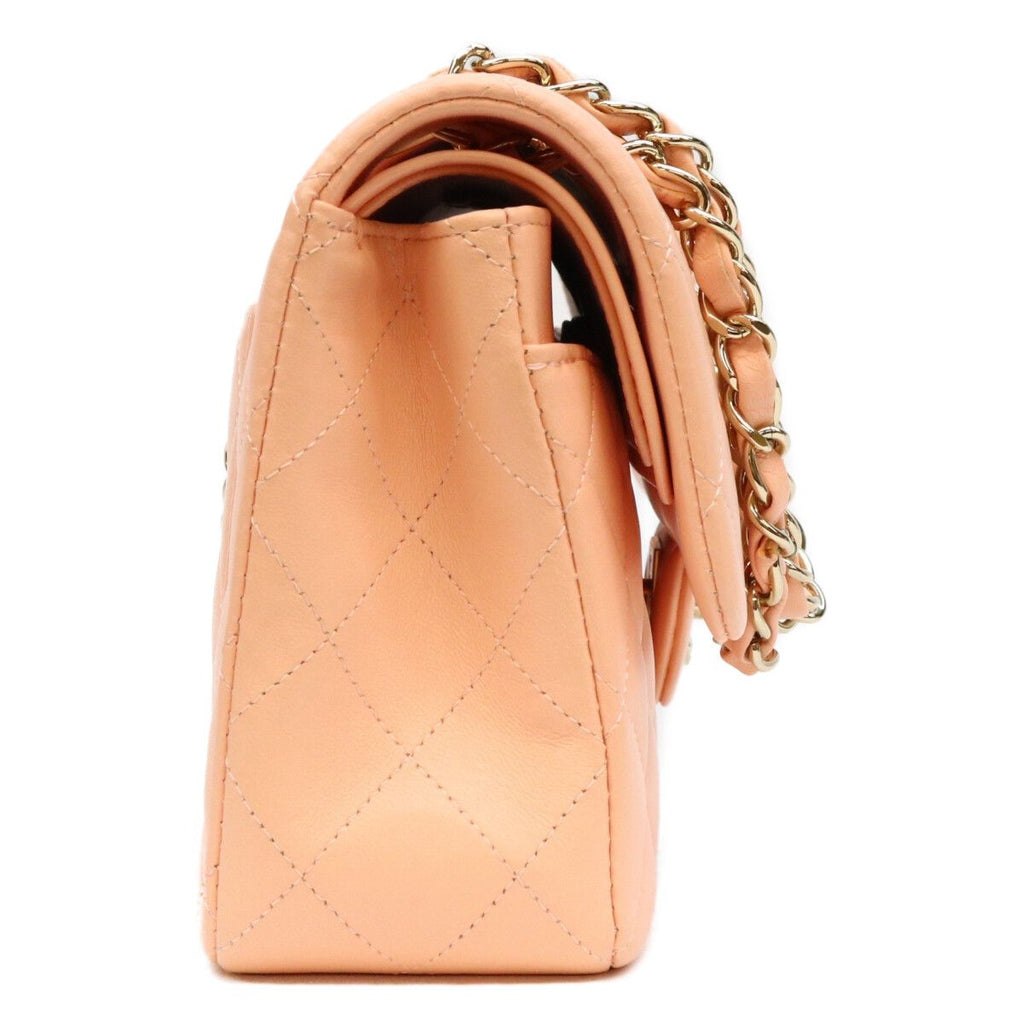 Chanel Salmon Pink Lambskin Quilted 23 Shoulder Bag — view 4