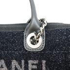 Chanel Black Tweed Mini Deauville Chain Shoulder Bag — view 7