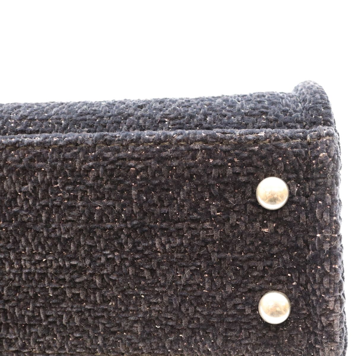 Chanel Black Tweed Mini Deauville Chain Shoulder Bag — view 6