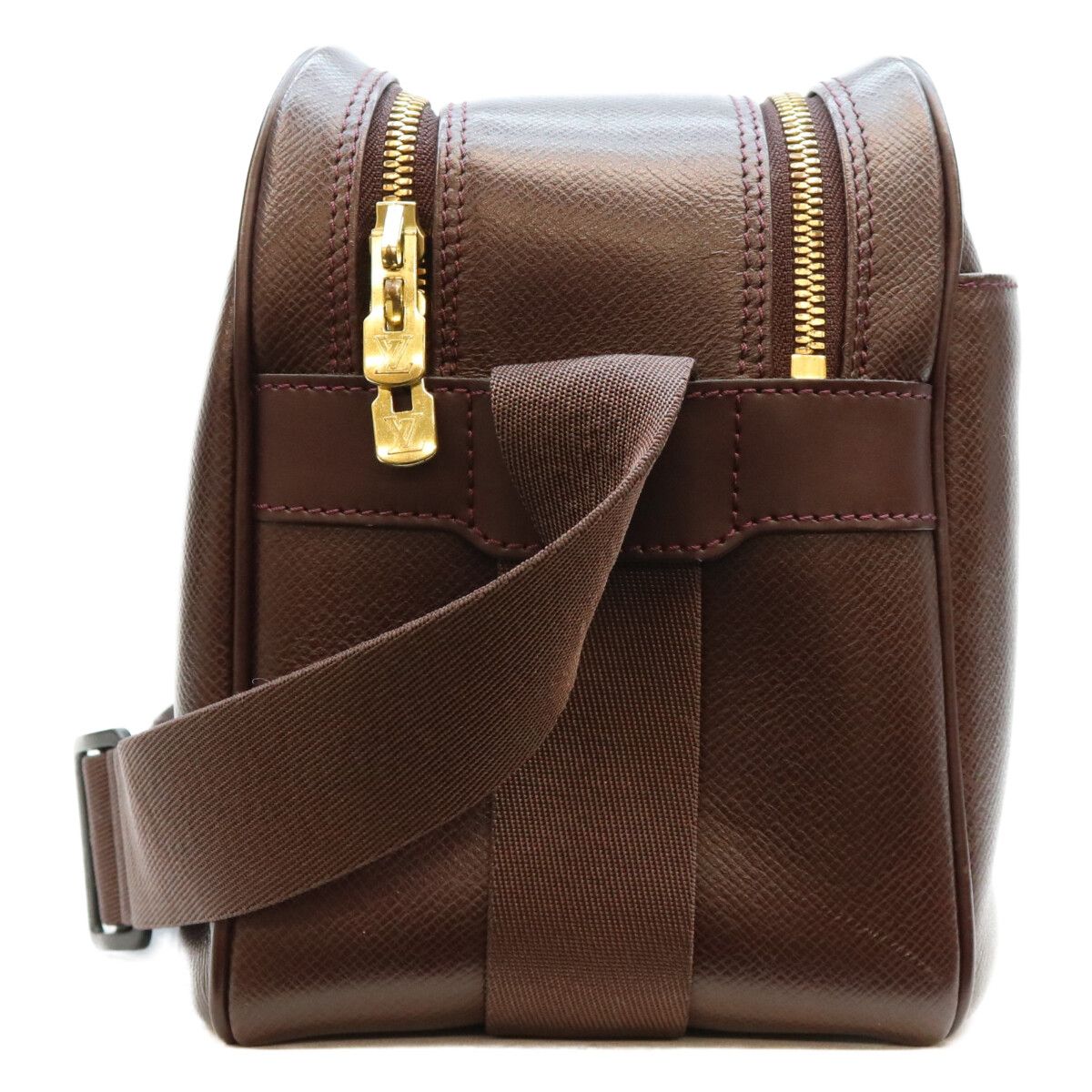 Louis Vuitton Acajou Taiga Reporter Shoulder Bag — view 5
