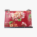 Gucci Dionysus Red Multicolor Leather Shoulder Bag — view 2