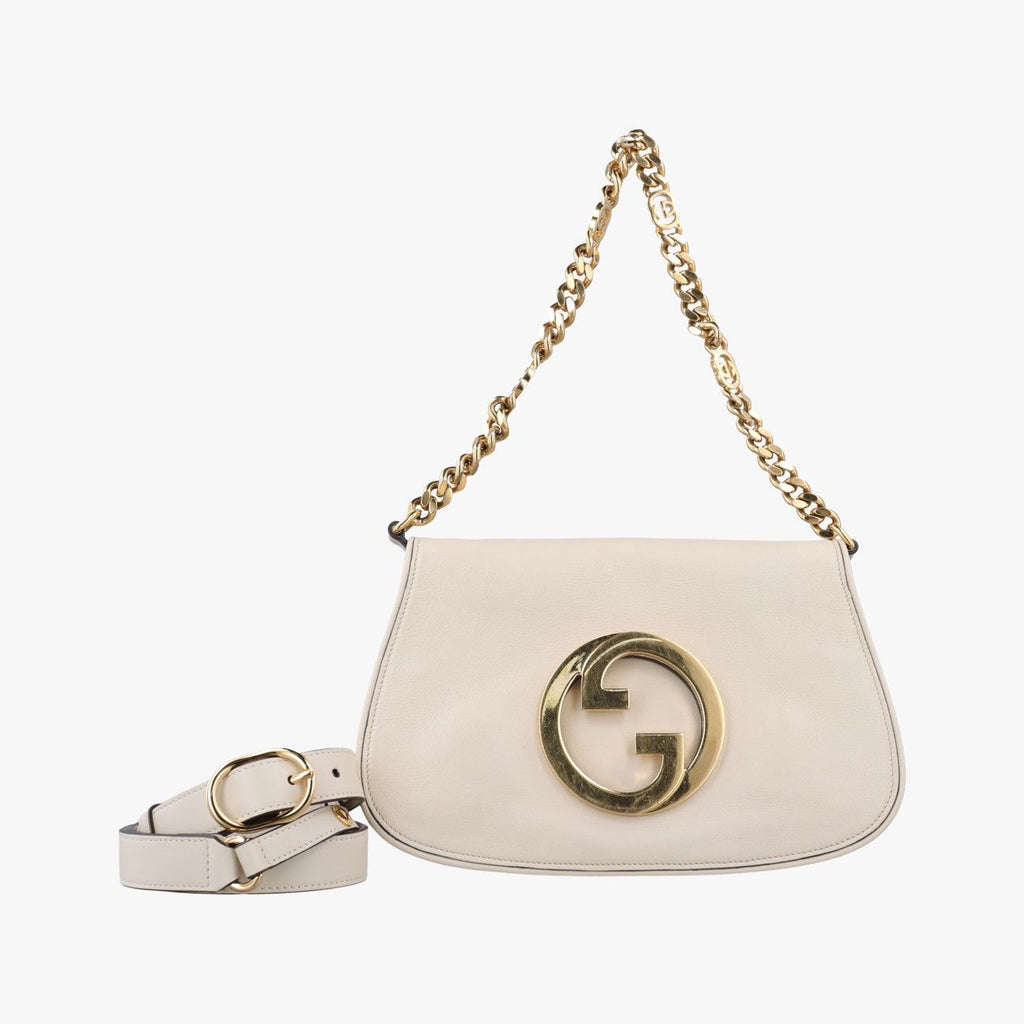 Gucci Blondie Chain White Leather